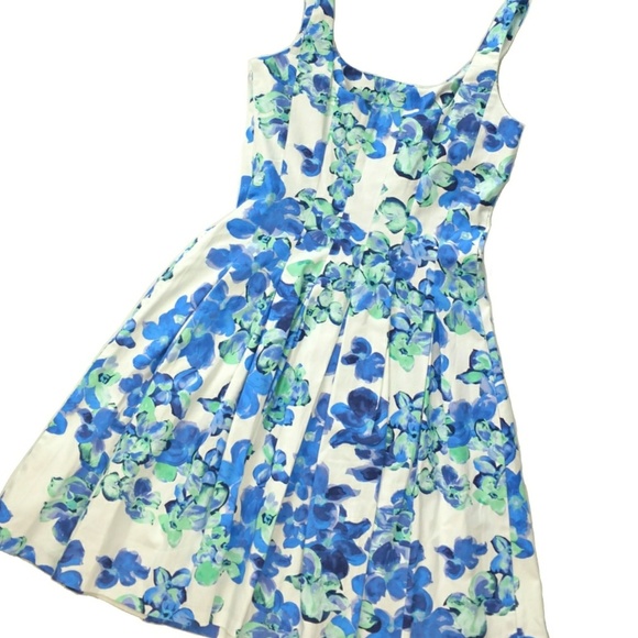 Ralph Lauren Dresses & Skirts - Ralph Lauren pleated floral A-line dress pockets 4